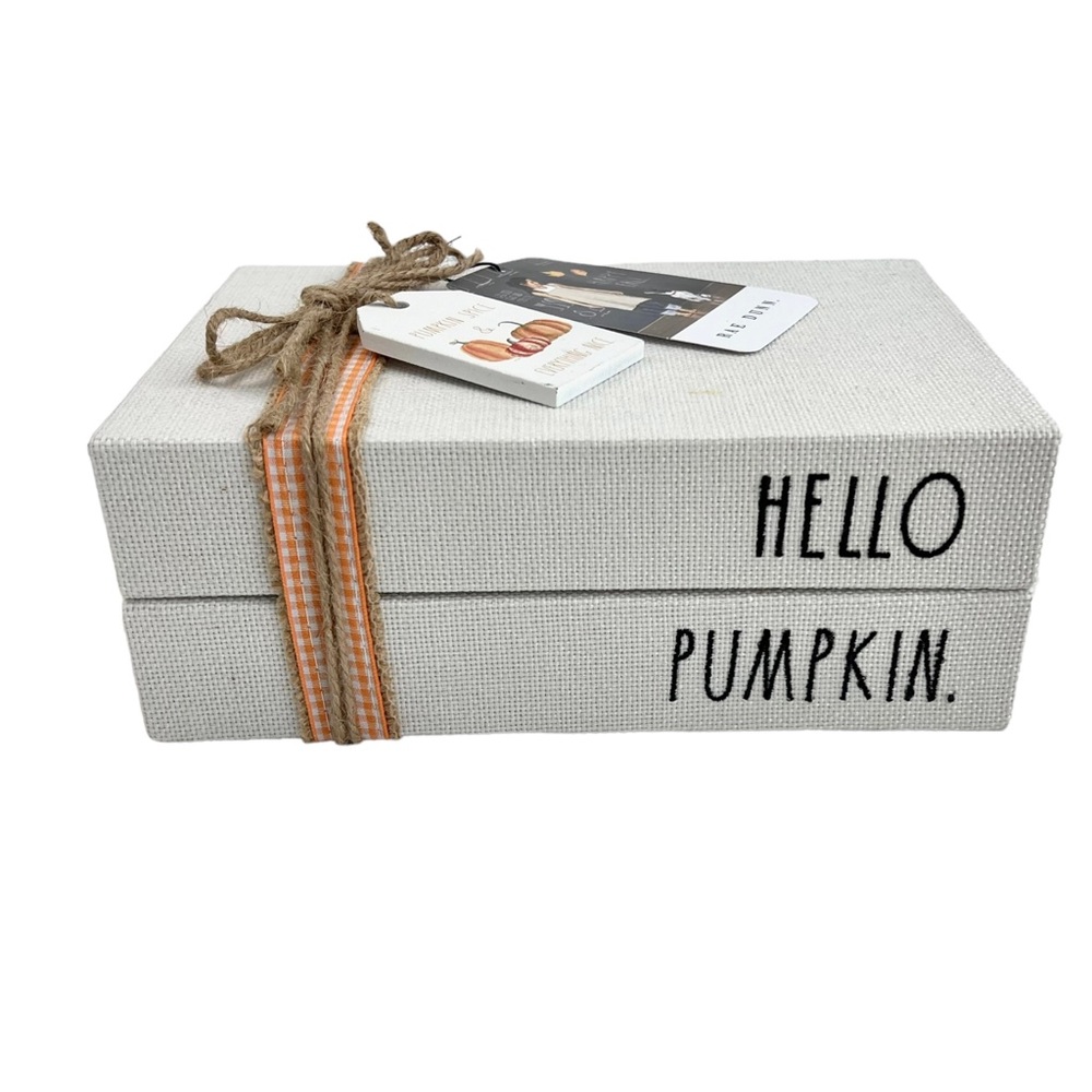 NWT Rae Dunn Decorative Faux Fall Books